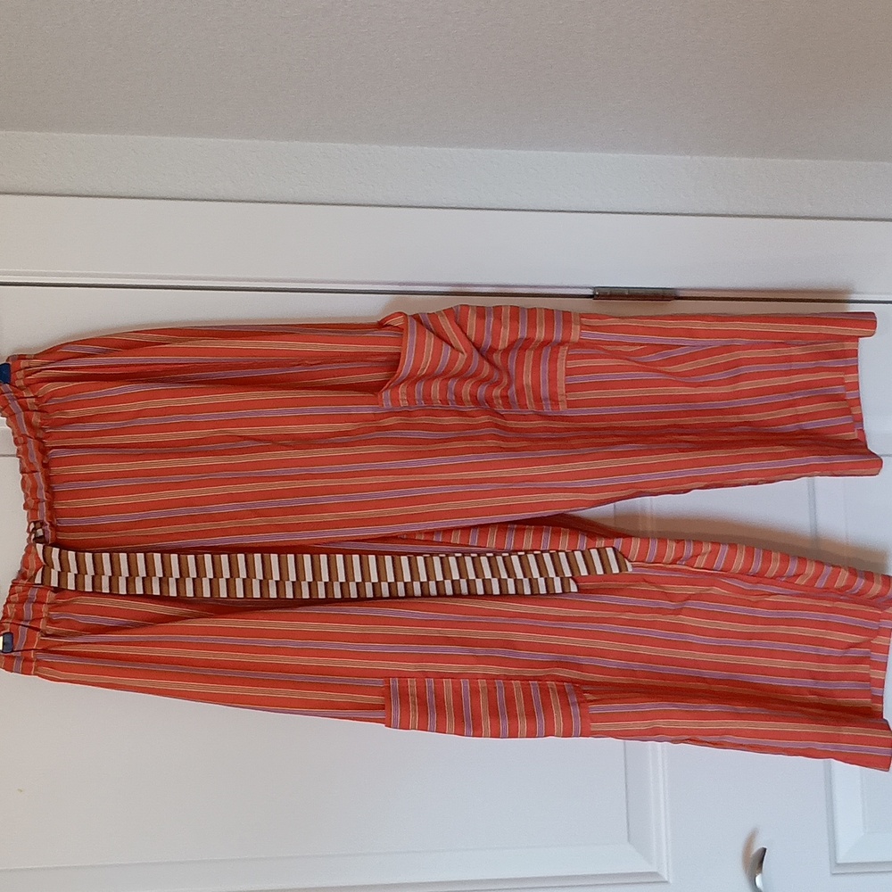 Striped Wide Leg Pants
